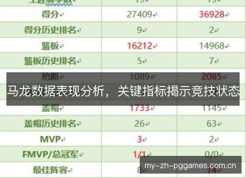 马龙数据表现分析，关键指标揭示竞技状态